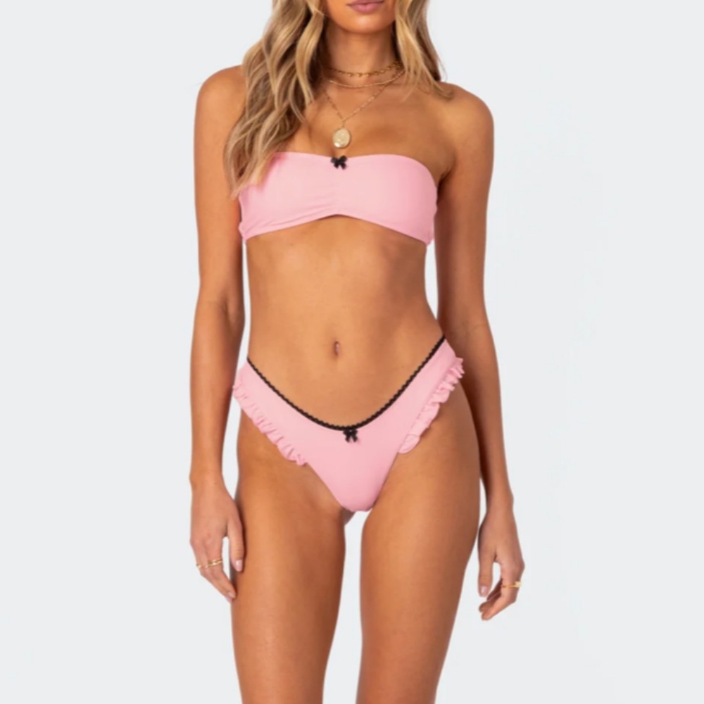 edikted ruffle bikini maggie